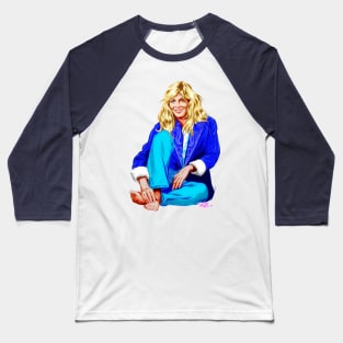 Kim Carnes - An illustration by Paul Cemmick Baseball T-Shirt